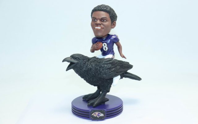LAMAR JACKSON LIMITED EDITION BOBBLEHEAD RELEASED TODAY!