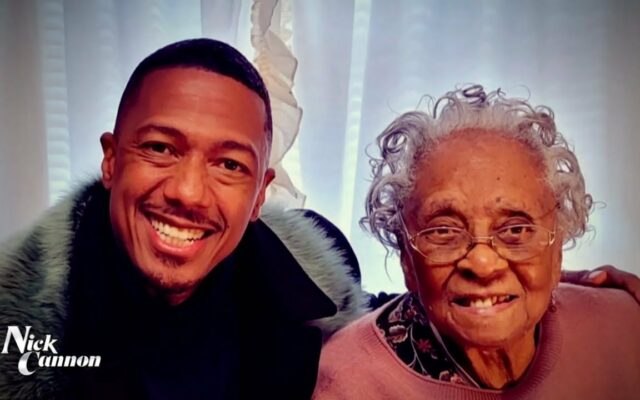 Nick Cannon visits his 102 yr. old Grandmother…