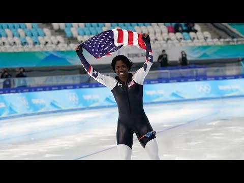 Erin Jackson Receives Gold Medal For Women’s 500m Winter Olympics 2022